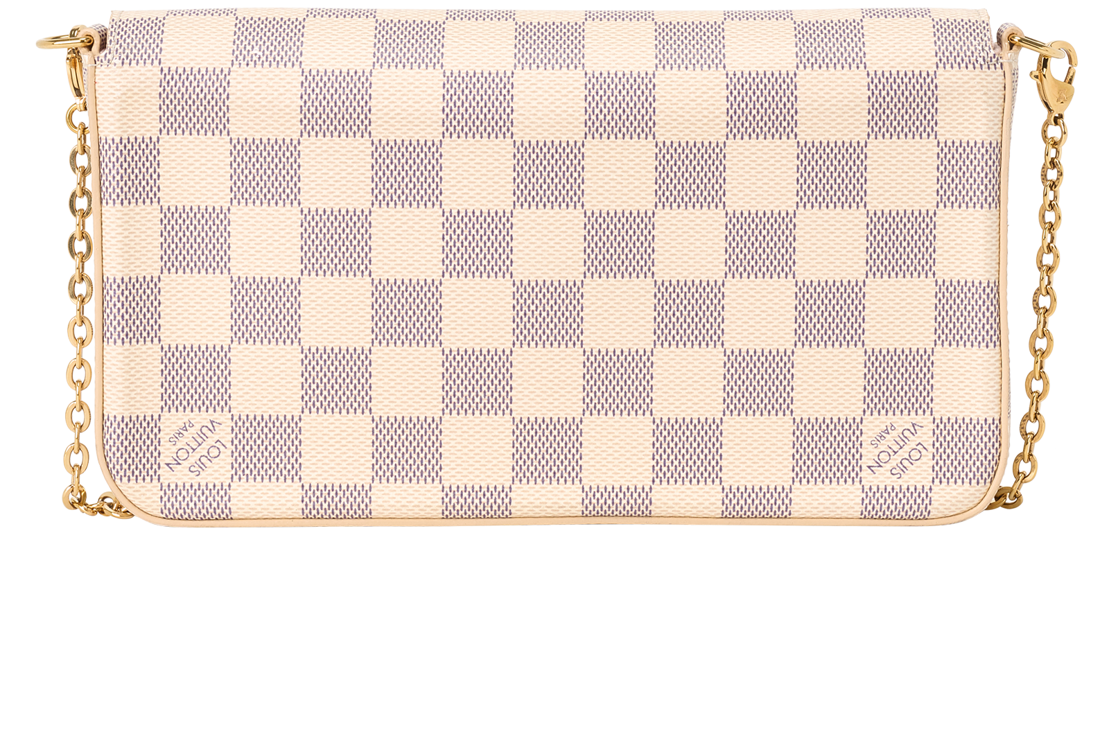 Felicie Pochette, &pound;795, Handbags, White, Canvas, Back view